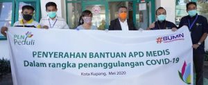 Tekan Penyebaran Covid – 19, PLN Salurkan APD ke Gugus tugas percepatan penanganan Covid 19 Provinsi NTT