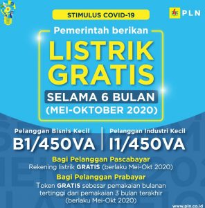 PLN Siapkan Mekanisme 6 Bulan Listrik Gratis Bagi Pelanggan Bisnis Kecil dan Industri Kecil