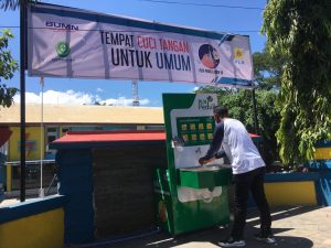 Peduli Covid 19, PLN siapkan Tempat Cuci Tangan untuk Masyarakat