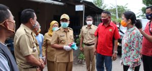 Walikota Kupang Tinjau Penyemprotan Disinfektan