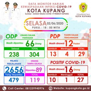 Pasien Positif Covid 19 Di NTT Didominasi Oleh Usia  Produktif