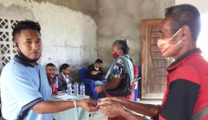PKH Salurkan Bantuan Bagi 381 KK Kepada  Empat Desa Di Kecamatan Weliman