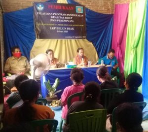 Tunjang Pendapatan Keluarga, LKP Belun Diak lakukan Pelatihan Program Kualitas Hidup Bagi Perempuan Di Perbatasan RI – RDTL.