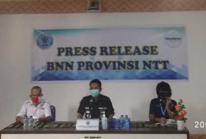 BNN NTT Berhasil Tangani 4 Kasus Narkoba.