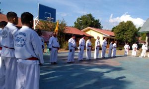 85 Orang Anggota Perisai Diri Cabang  TTU  Resmi Mengikuti Ujian Kenaikan Tingkat