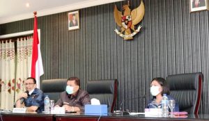 Sekda Terima Tim Sosialisasi Perda DPRD NTT Tentang Retribusi Izin Usaha Perikanan di Kota Kupang  .