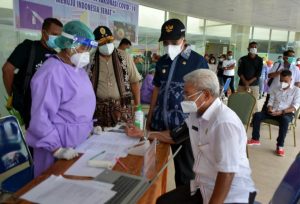 Pemkot Resmi  Lakukan Pencanangan  Vaksin Tahap I