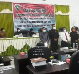 DPRD Malaka Gelar Rapat  Paripurna Usulan, Pengangkatan Bupati & Wakil  Bupati terpilih