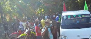 Peduli Kemanusian Banjir  Banjir Bandang Benenai,Pagu Paguyuban HK dan Komunitas Belu Trail Club ( BTC ) Serahkan Bantuan Sembako di Malaka