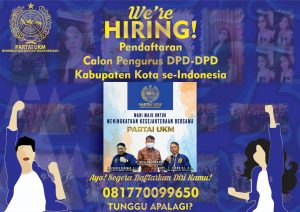 Sekjen DPP Partai UKM : Partai UKM adalah Partai Modern Berbasis Digital Informasi dan Komunikasi Teknologi