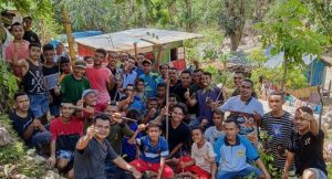 Peduli Bencana Alam, IMATTU Kupang, Keramat & Orang Muda TDM Gelar Bakti Sosial di Benteran Kali Liliba.