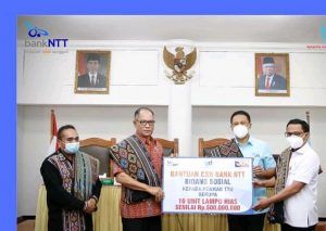 Dukung Peningkatan Pembangunan Daerah,Bank NTT Serahkan Bantuan CSR  500 Juta Bagi Pemda TTU