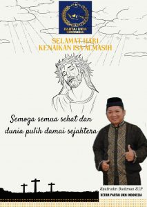 Partai UKM Indonesia: Momentum Memperkuat Toleransi di Hari Kenaikan Isa Al-Masih 2021