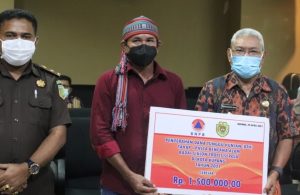 Pemkot Salurkan Dana Tunggu Hunian ke 261 KK di Kota Kupang