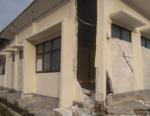 Bangunan Mayor Dengan Nilai 4 M Dihilangkan,  Rumah Sakit  Pratama Boking Bagian Belakang  Rubuh.