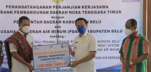  Bank NTT Serahkan CSR 1 Unit  Mobil  Kepada Pemkab Belu, Saat PKS