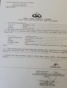 Wartawan Sepang Indonesia Akhirnya Ikut Melaporkan Kades ADB ke Polsek Laenmanen