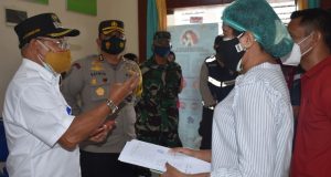 Perkuat Penanganan Covid-9, Pemkot Kembali Pantau Progres  Vaksinasi Di Dua  Puskesmas