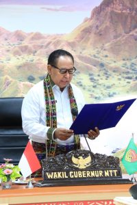 Perkuat Layanan Publik, Wagub Kukuhkan Satgas SPIP Terintegrasi Lingkup Pemprov NTT