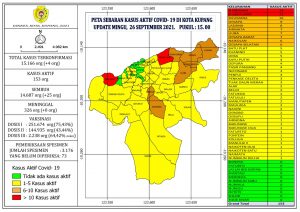 Tren Pasien Covid Sembuh Di Kota Kupang  Terus  Meningkat