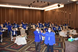 Jeriko Unggul 1 Suara  dari Leo Lelo Dalam  Musda IV DPD Demokrat NTT.
