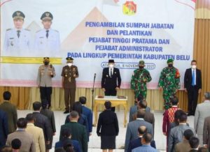Usai Menonaktifkan 3 Pejabat Eselon II Menjadi Staf Ahli, Bupati Belu : Itu Bukan Tempat Buangan.
