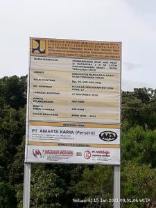 Diduga Pengerjaan Intake Pada Proyek SPAM Wae Mese II Senilai 114,5 miliar  Tidak Sesuai Spek