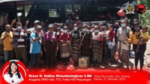 Kunker Di  Insana,  Masyarakat    Minta Andina Winantuningtyas Perjuangkan  Dua Program  Prioritas