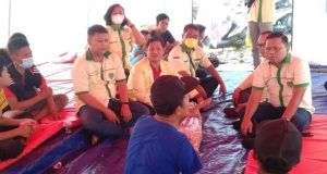 Pemuda Katolik Berbagi Kasih Dengan Masyarakat Korban Erupsi Gunung Semeru.
