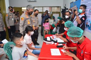 Kapolda NTT Targetkan Capaian Vaksinasi Merdeka Harus Capai 607.189 Anak di NTT