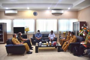 Wali Kota Terima Kunjungan Kementerian Kelautan  &  Perikanan RI Bahas Pembangunan Pabrik Es Di Pantai NBS