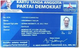 BKH Diminta Klarifikasi Keanggotaan HT di Demokrat &  Dugaan Melindungi Orang Yang Tersangkut Masalah Hukum