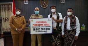 Serahkan Tambahan Penyertaan Modal Rp 10 M, Walikota Apresiasi Layanan Digital Bank NTT