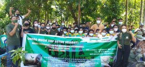 Anak &  Remaja Dampingan Yayasan Cita Madani Kupang  di Kecamatan Taebenu Tanam Pohon di Mata Air Baumata