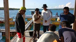 Gubernur &   Wakil Gubernur Tinjau Budidaya Lobster di Mulut Seribu