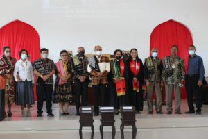 Wabup  Kupang   Dampingi Gubernur VBL  Resmikan  Gedung Kebaktian Jemaat Samaria Noelbaki