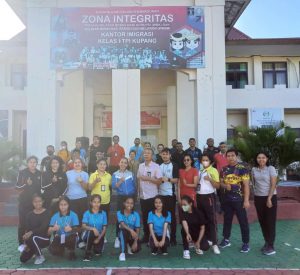 Jaga Kestabilan Tubuh,  ASN Kanim Kupang   Gelar Olahraga Bersama