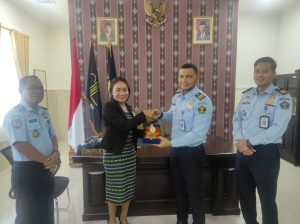 Lanjutkan Misi, Esterlita Gama Soares Kunjungi  Kanim Kupang