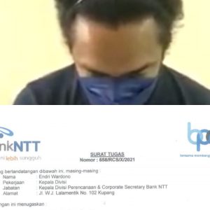 Pelaku Penganiayaan  & Dugaan  Percobaan Pembunuhan Wartawan FPL  Memiliki Surat  Tugas Debt Collector  Resmi  Dari Bank NTT