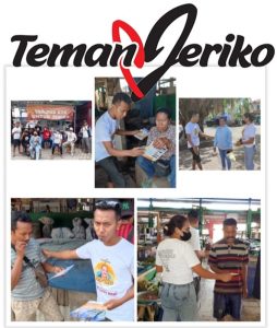 Ribuan Pedagang Hingga Tukang Ojek Pasar Oebobo Serahkan KTP Dukung Jefri Riwu Kore Maju Pilwalkot 2024