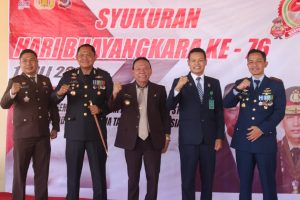 Korinus  Masneno Ucapkan Terima Kasih   Untuk   Kapolres Kupang  Atas Sinerginya Dalam  Pembangunan Daerah