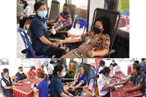 Wujudkan kepedulian  Sosial Bagi Sesama,  Kemenkumham NTT  Sinergi Dengan PMI Lakukan  Donor Darah