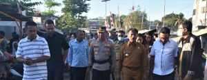 Perkuat  layanan  Publik,  Penjabat Walikota Minta PD Pasar   & Lurah Fatubesi Lakukan Penataan Pasar