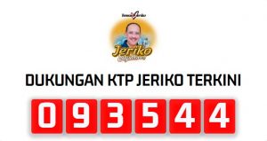 Ada Titip Salam hangat dari Jeriko, KTP tembus angka 93.544
