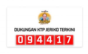 Dukungan KTP Capai 94.417, Relawan Teman Jeriko Segera  Lakukan Cleaning Data