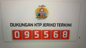 4.500 KTP Lagi, Dukungan untuk Jeriko Capai 100.000