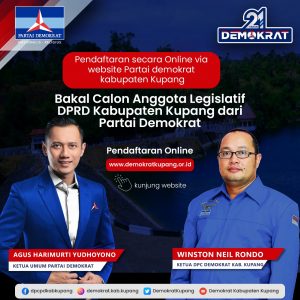 Demokrat Kabupaten Kupang Buka Pendaftaran Caleg Secara Online, ayo mendaftar