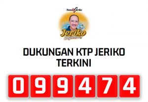500 KTP Lagi, Dukungan untuk Jeriko Genap 100.000