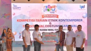 Buka Event Ramai Skali, Pemkot Terima Bantuan CSR dari Bank NTT