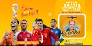 Jeriko    Hadiri Nonton Bareng  Piala Dunia 2022